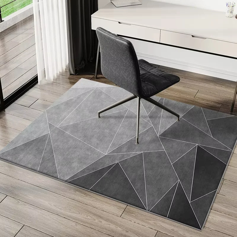 Home Office Rug - Tapete Geométrico Moderno VIKAMA para Cadeira