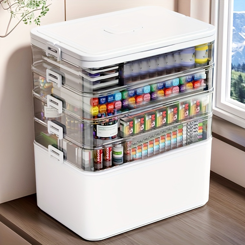 Home Office Organization - Caixa de Armazenamento Multifuncional de Múltiplas