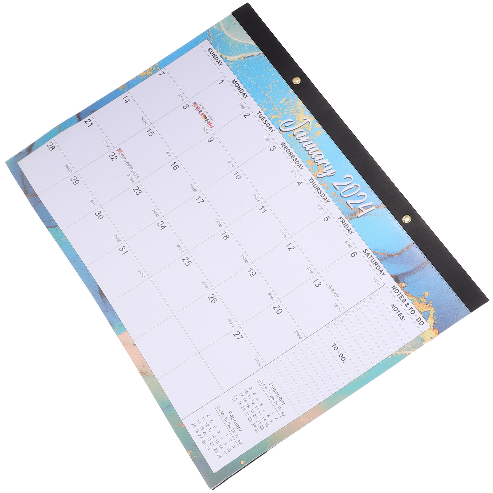 English Home Office - Calendário de Parede 2024, Calendário Mensal