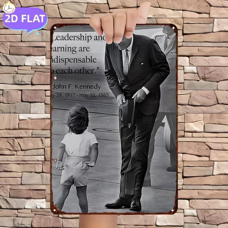 Home Office Image - Placa de metal vintage de John