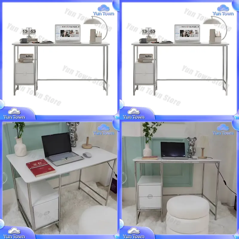 Home Office Ikea - Mesa de Computador Simples em Creme
