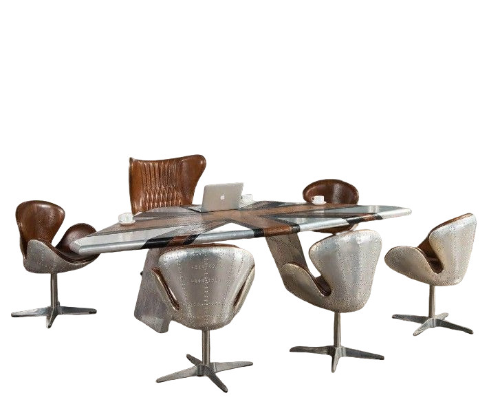 A luxuosa mesa de alumínio ind - Home Office Industrial Design avaliação e preço