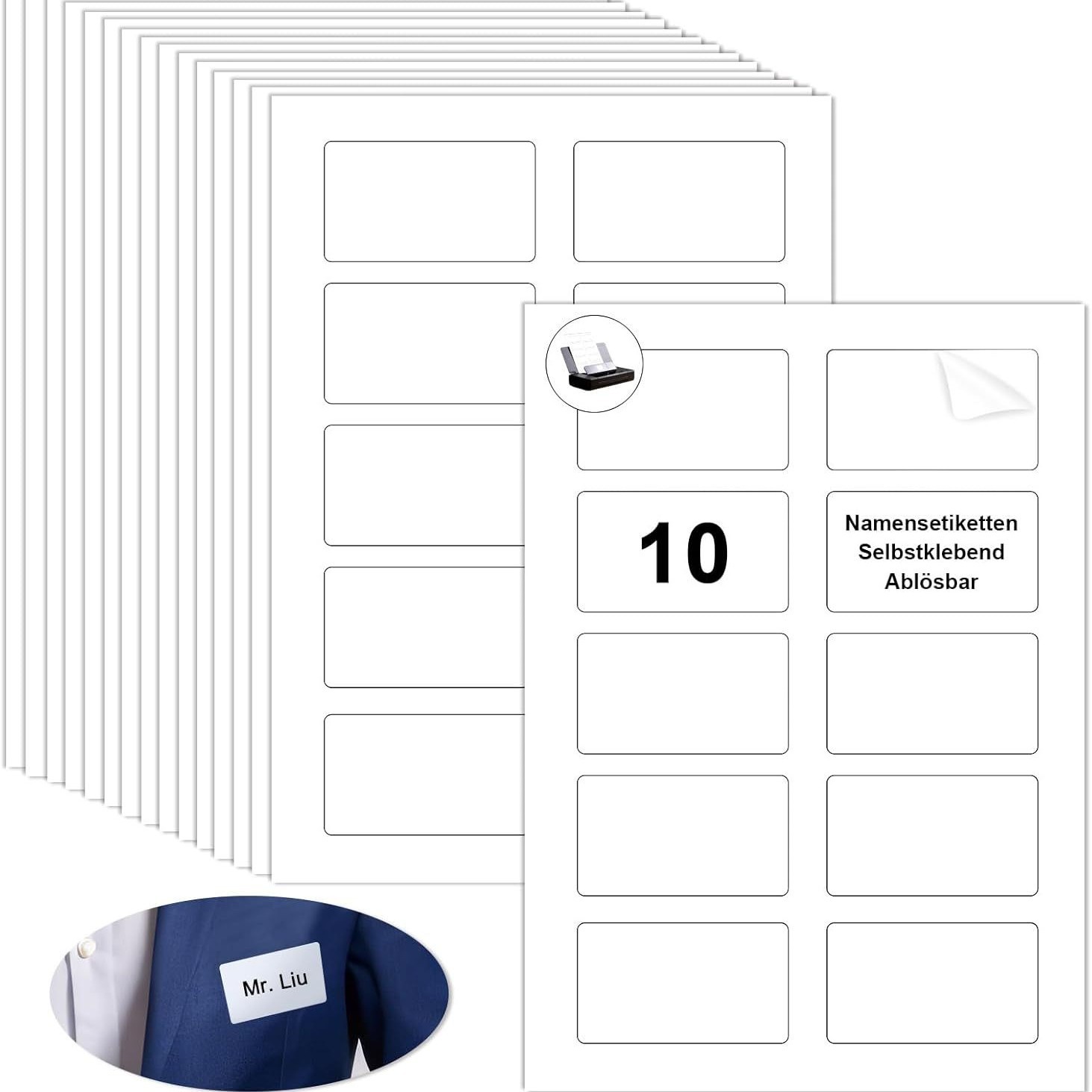 20/80 folhas de papel adesivo  - Home Office Organization avaliação e preço