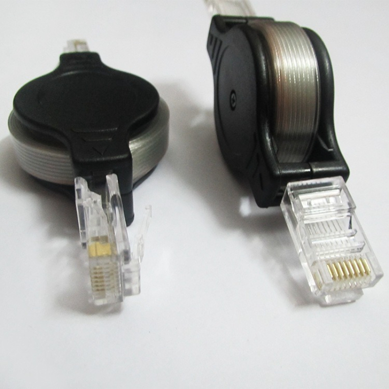 Cabo RJ45 Cat5e Retrátil 2PCS  - Home Office Programmer avaliação e preço