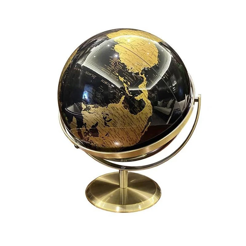 Globo Rotativo Preto e Dourado - Home Office British avaliação e preço