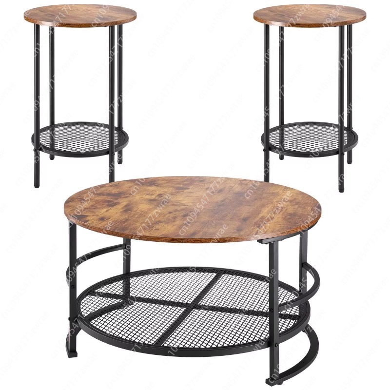 Conjunto de mesa de centro par - Home Office Industrial Design avaliação e preço