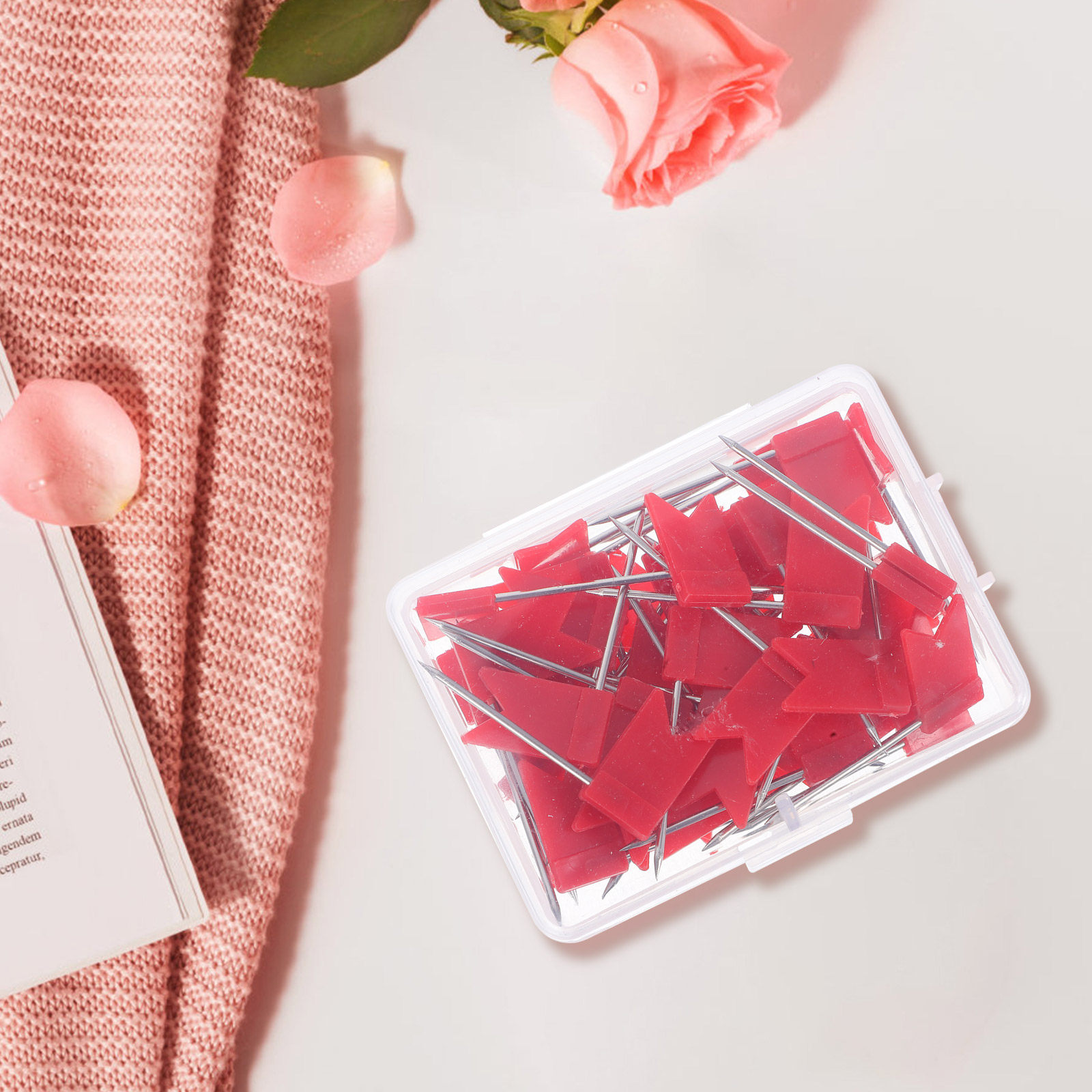 50 Peças de Alfinetes de Ferro - Home Office Organization avaliação e preço