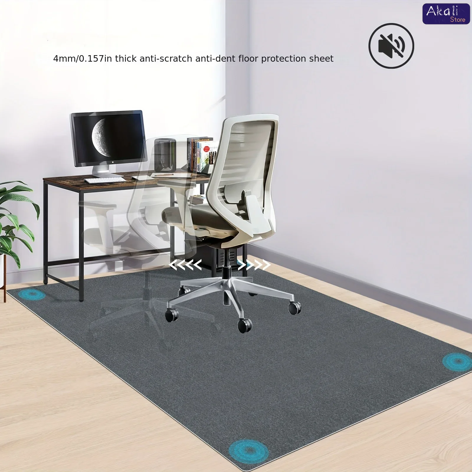 Tapete de cadeira de escritóri - Home Office Rug avaliação e preço
