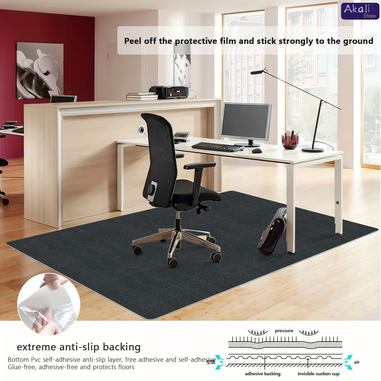 Tapete de cadeira de escritóri - Home Office Rug avaliação e preço