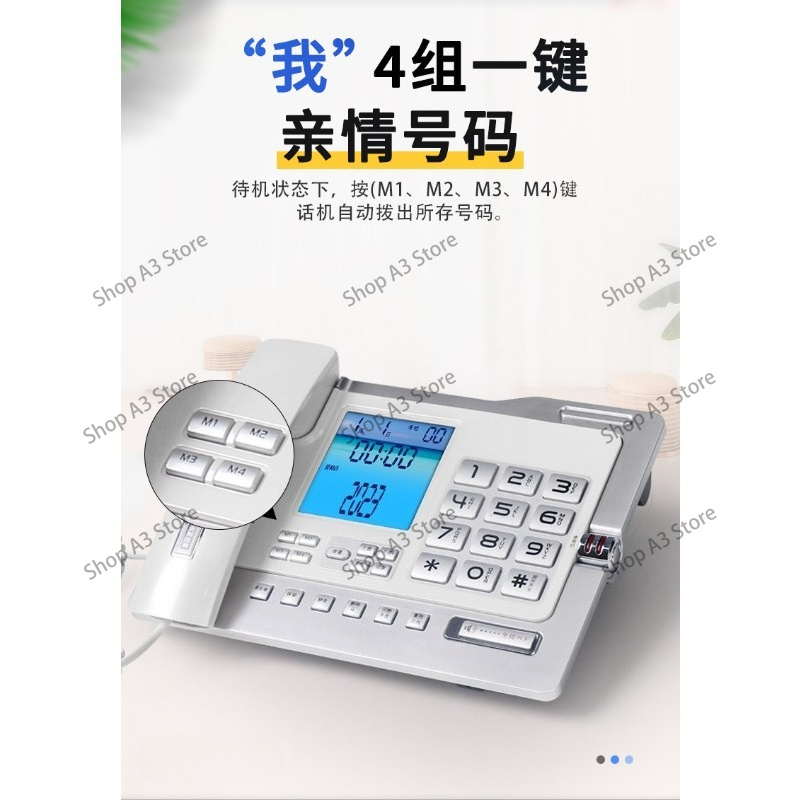 Telefone Fixo G026 para Escrit - Home Office Phone Number avaliação e preço
